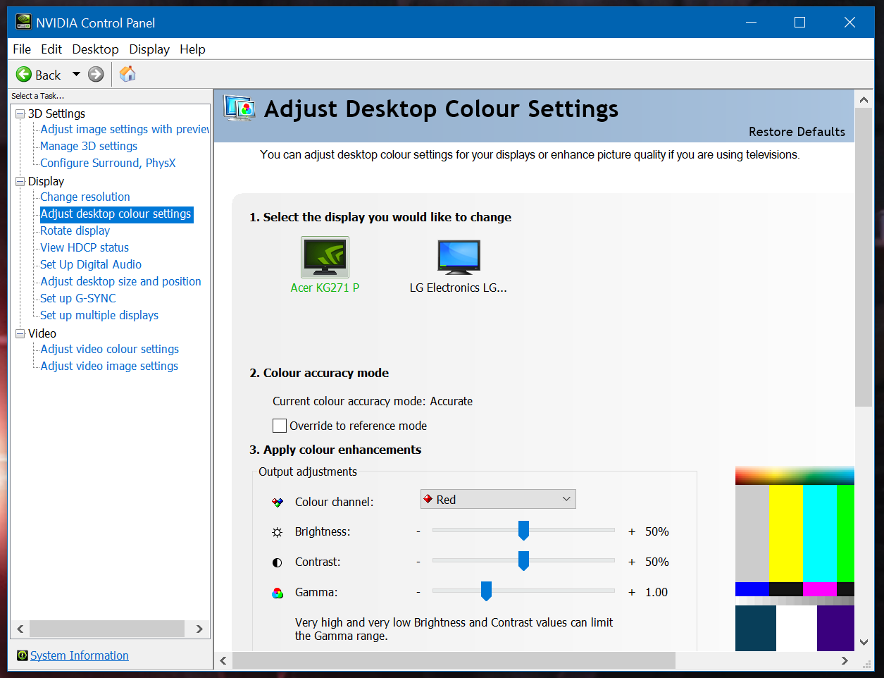 Nvidia Control Panel