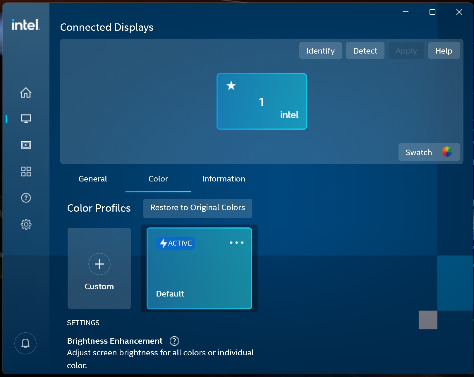 Intel Graphics Command Center